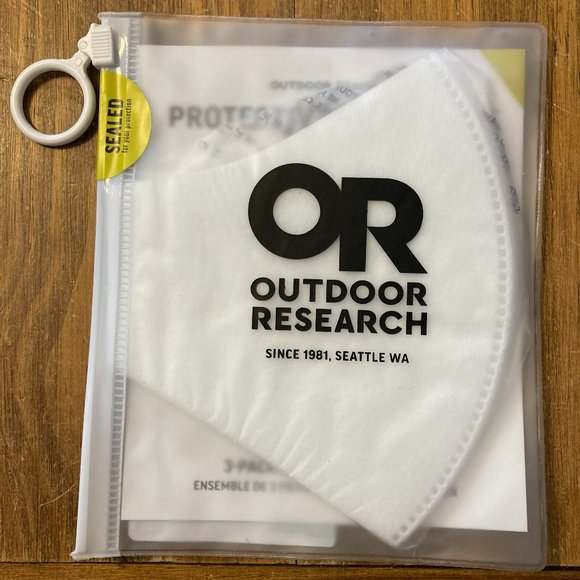 OR Outdoor Research essential face mask filter 3-pack disposable high efficiency - Picture 1 of 5